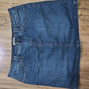 St. John's Bay EUC women's denim skort size 14